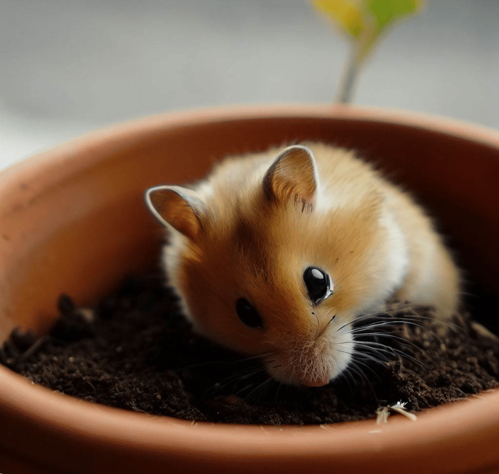 Puis-je enterrer mon Hamster dans un pot de fleurs ?