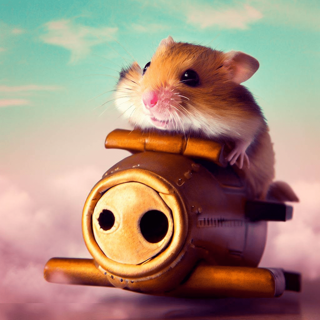 Ce pour quoi mon Hamster dans un avion