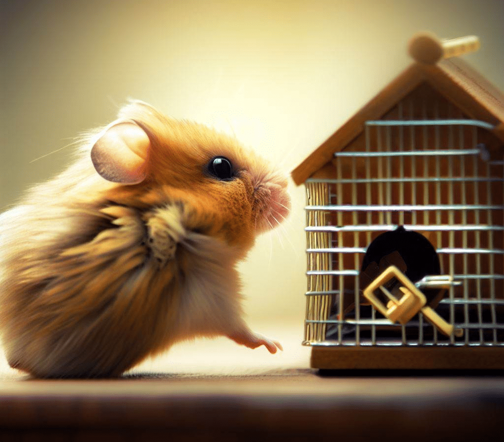 Ce qui explique pourquoi mon Hamster essaie de s’échapper