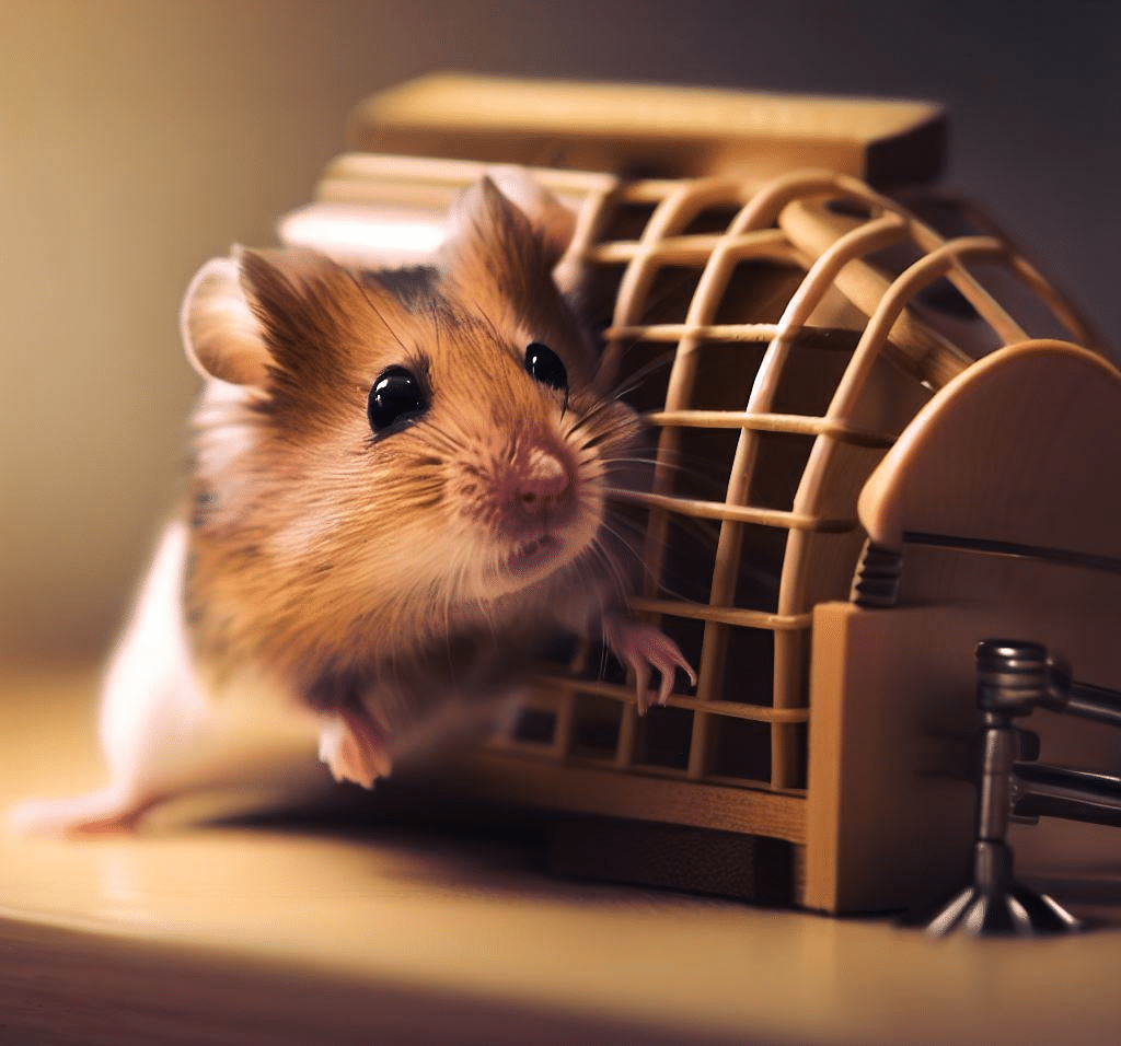 Ce qui explique pourquoi mon Hamster essaie de s’échapper