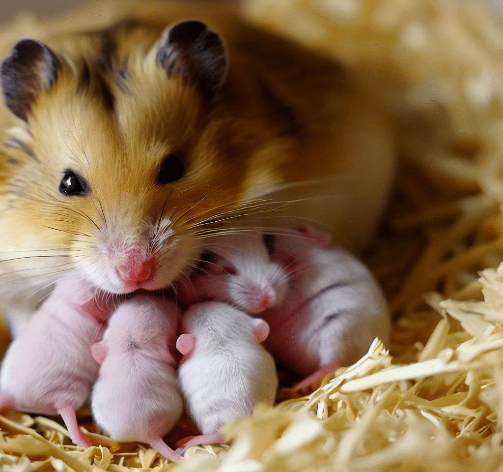 Ce qui explique pourquoi mon hamster vient de donner naissance