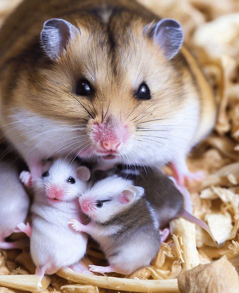 Ce qui explique pourquoi mon hamster vient de donner naissance