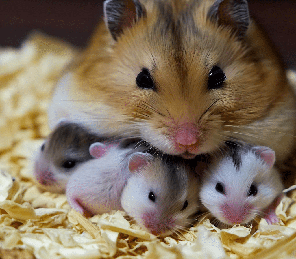 Ce qui explique pourquoi mon hamster vient de donner naissance