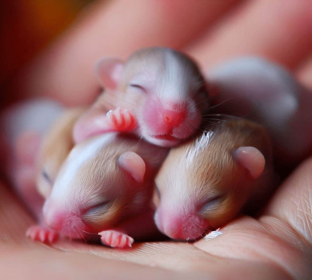 Ce qui explique pourquoi mon hamster vient de donner naissance