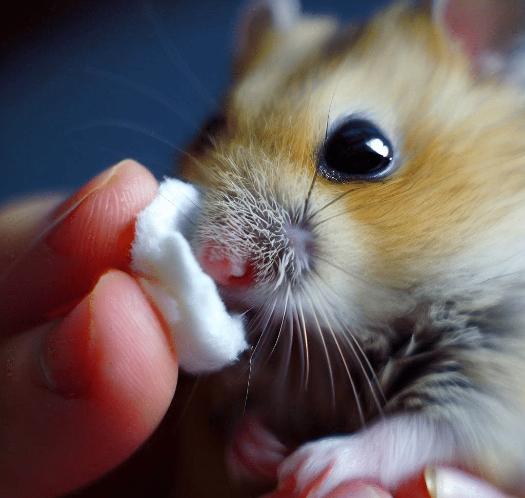 Comment nettoyer l’œil de mon Hamster ?