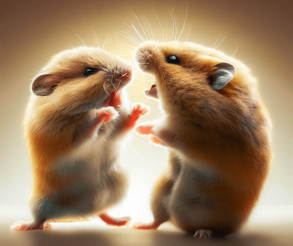 Pourquoi les hamsters se battent-ils 