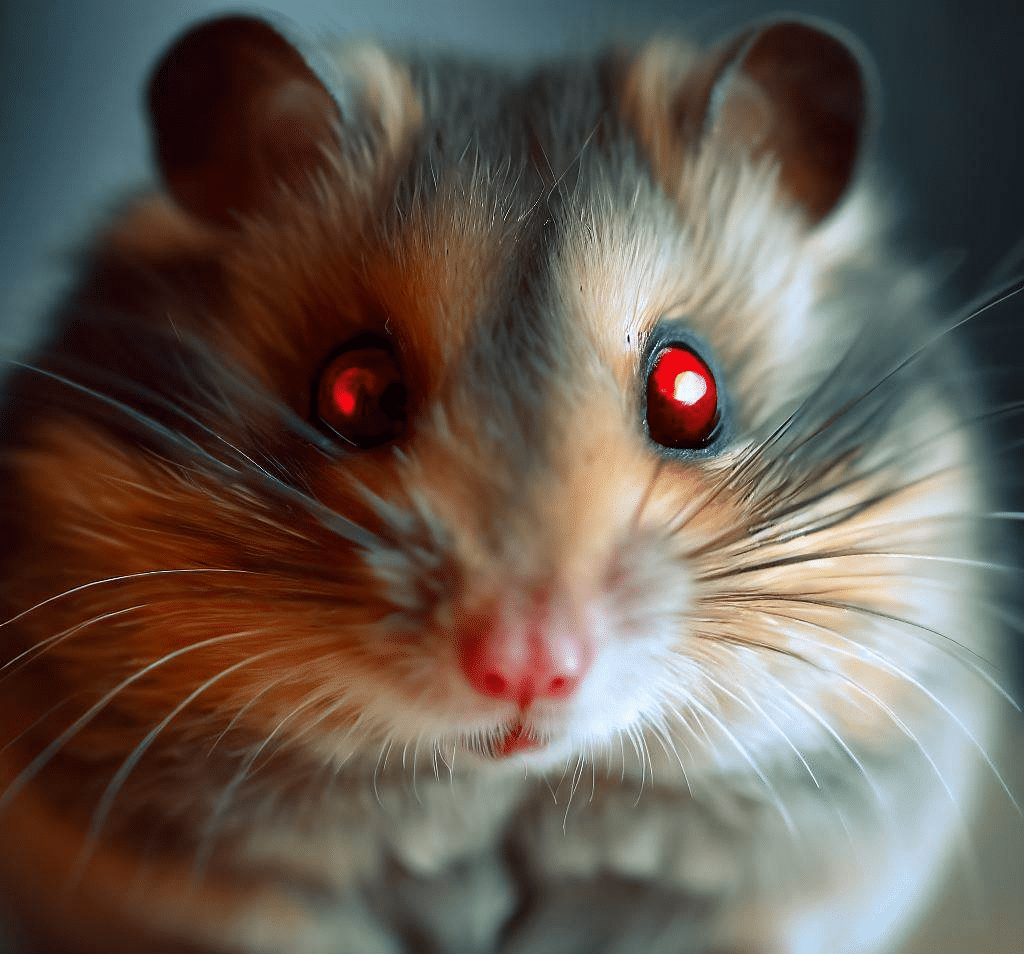 Pourquoi mon Hamster a les yeux rouges?