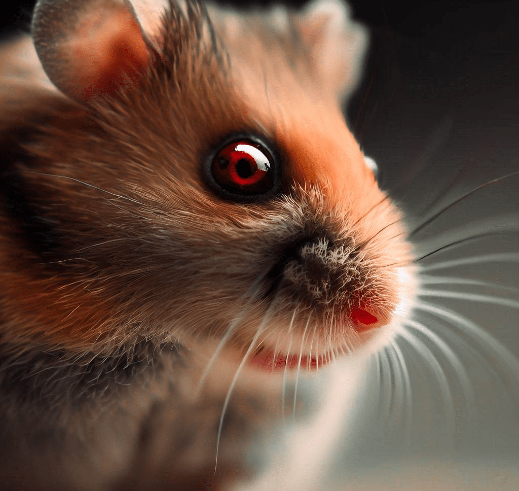 Pourquoi mon Hamster a les yeux rouges?