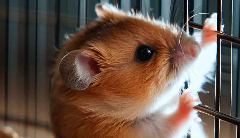 Pourquoi mon Hamster continue-t-il à gratter la cage?