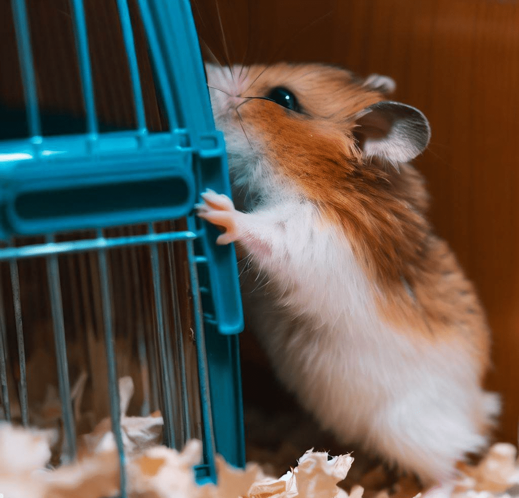 Pourquoi mon Hamster continue-t-il à grimper dans sa cage?