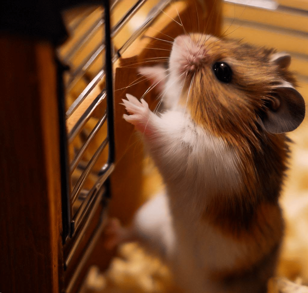 Pourquoi mon Hamster continue-t-il à grimper dans sa cage?