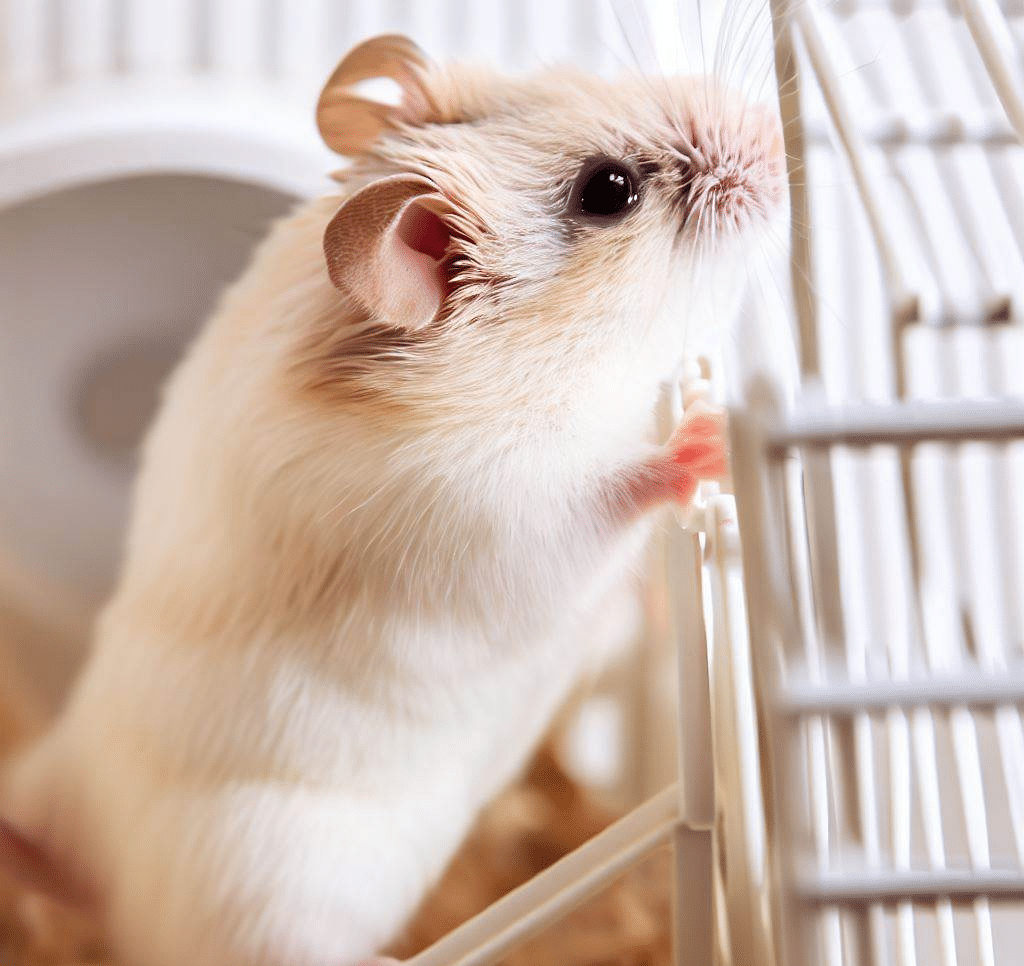 Pourquoi mon Hamster continue-t-il à grimper dans sa cage?
