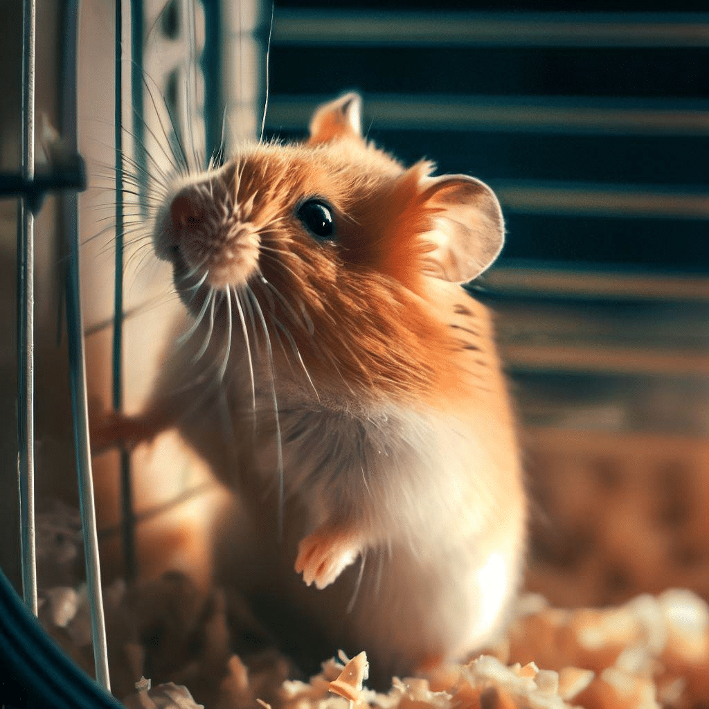 Pourquoi mon Hamster grimpe-t-il dans la cage et tombe-t-il