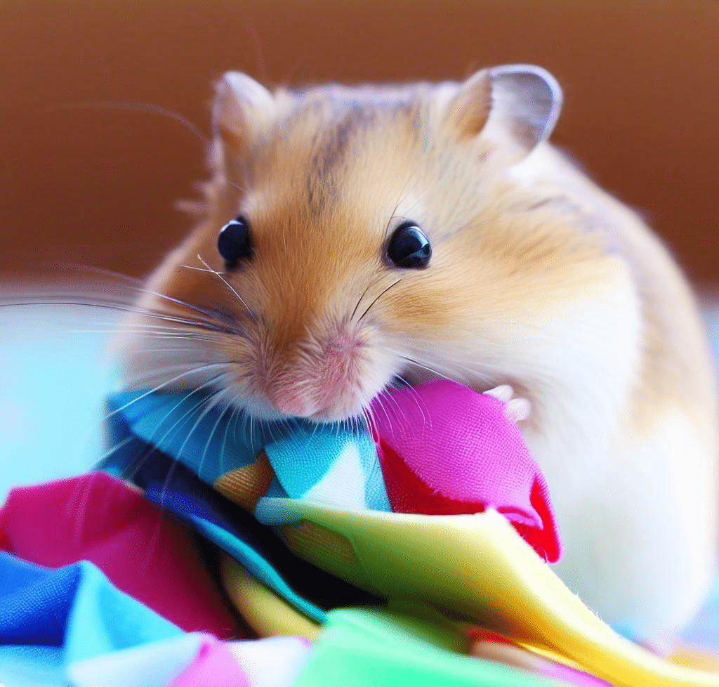 Pourquoi mon Hamster mange-t-il des tissus?