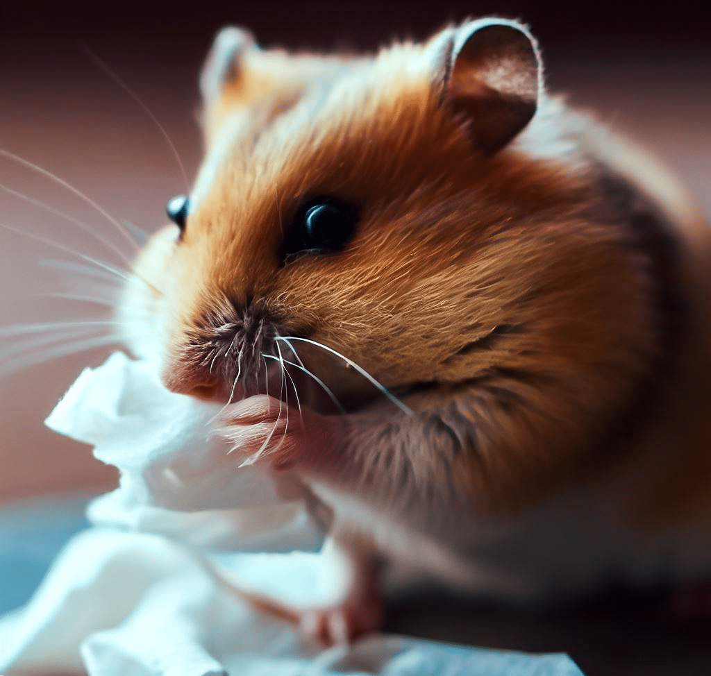 Pourquoi mon Hamster mange-t-il des tissus?