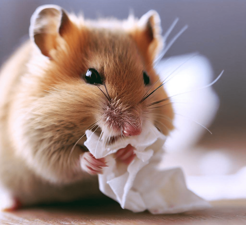 Pourquoi mon Hamster mange-t-il des tissus?