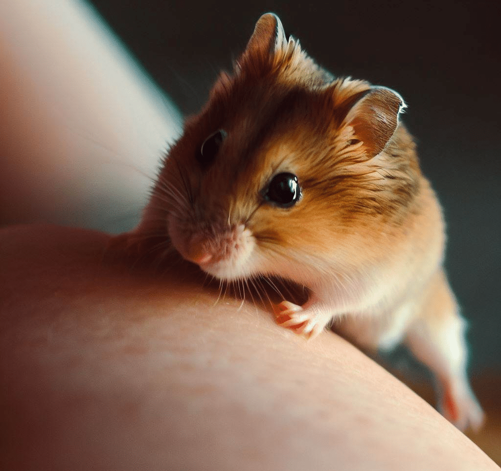 Pourquoi mon Hamster me grimpe-t-il dessus?