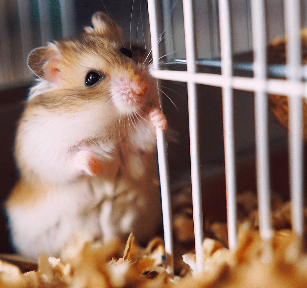 Pourquoi mon Hamster nain grimpe-t-il dans la cage?