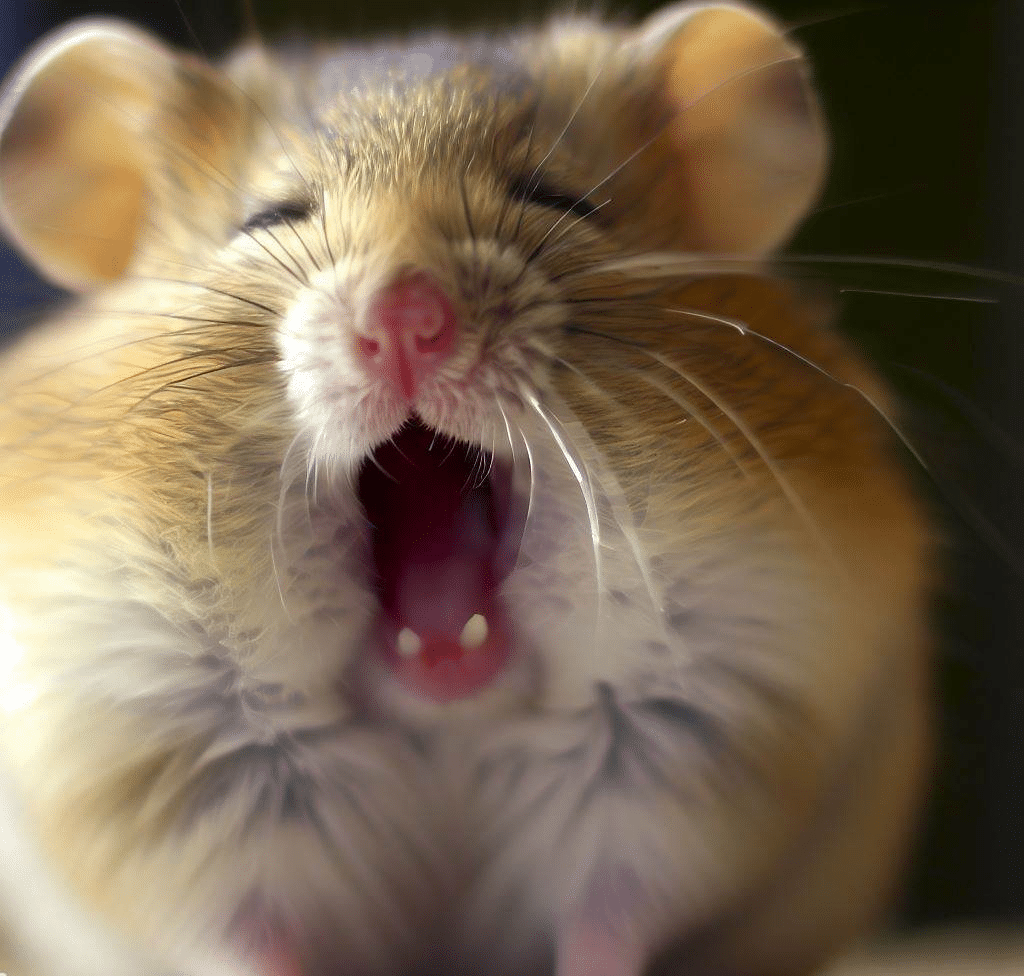 Pourquoi mon Hamster n’arrête pas de bailler?