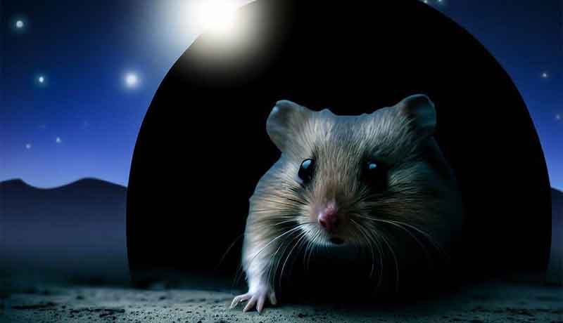 Pourquoi mon Hamster ne fait que sortir la nuit?