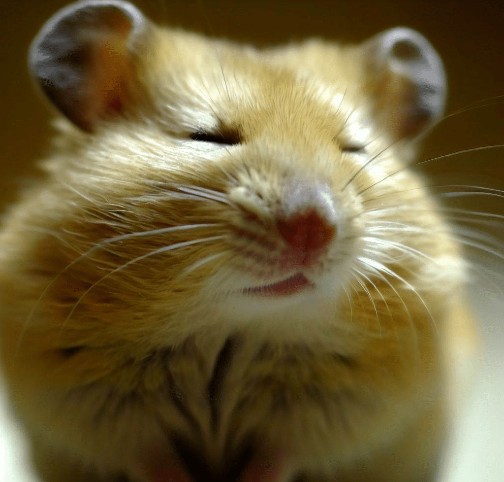 Pourquoi mon Hamster ne peut pas avoir les yeux ouverts?