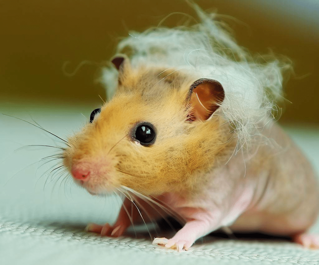 Pourquoi mon Hamster perd ses poils?
