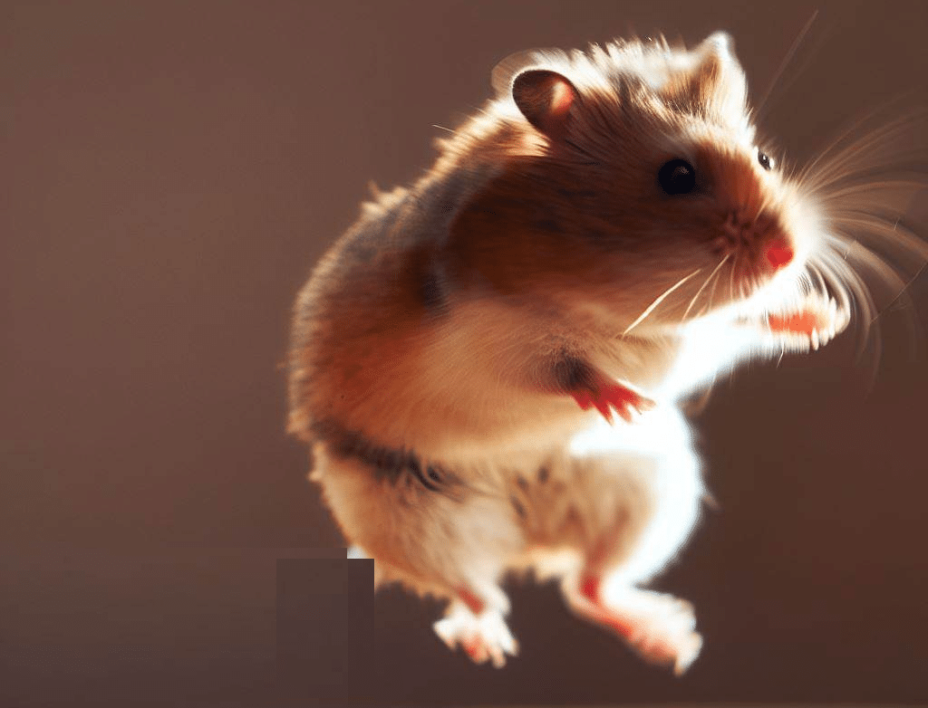 Pourquoi mon Hamster saute-t-il de haut en bas?