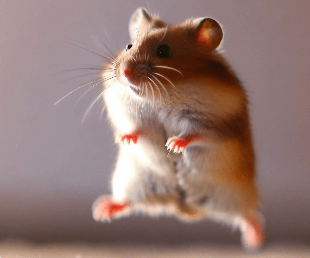 Pourquoi mon Hamster saute-t-il de haut en bas?