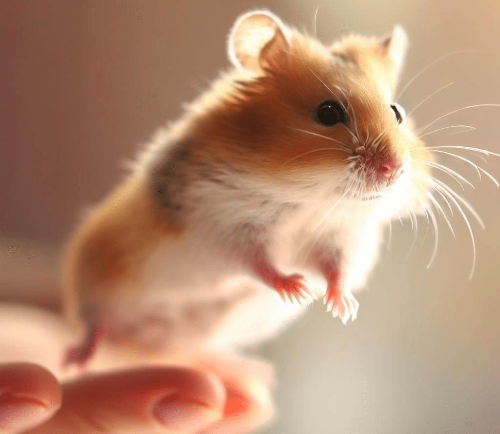 Pourquoi mon Hamster saute-t-il quand je le caresse?