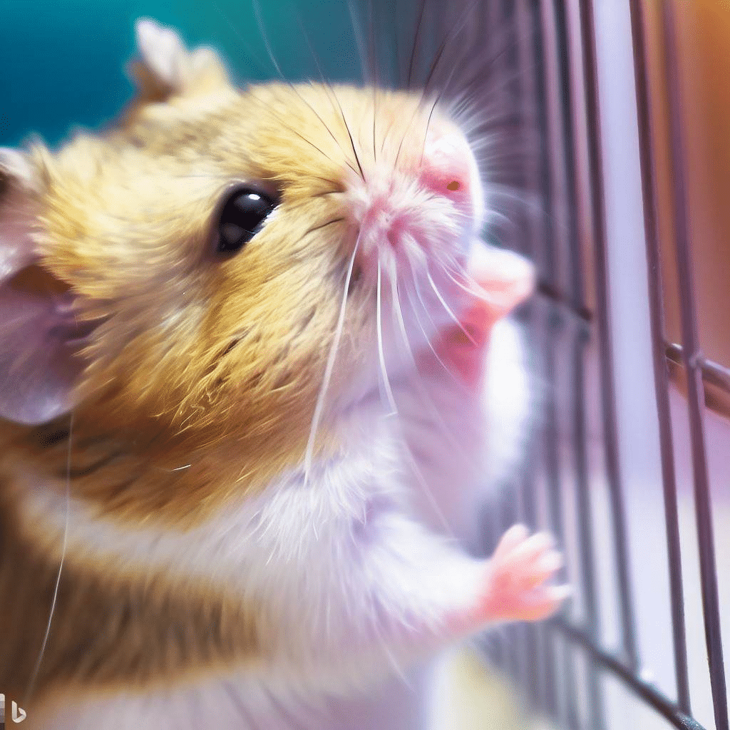 Pourquoi mon Hamster se frotte-t-il contre la cage?