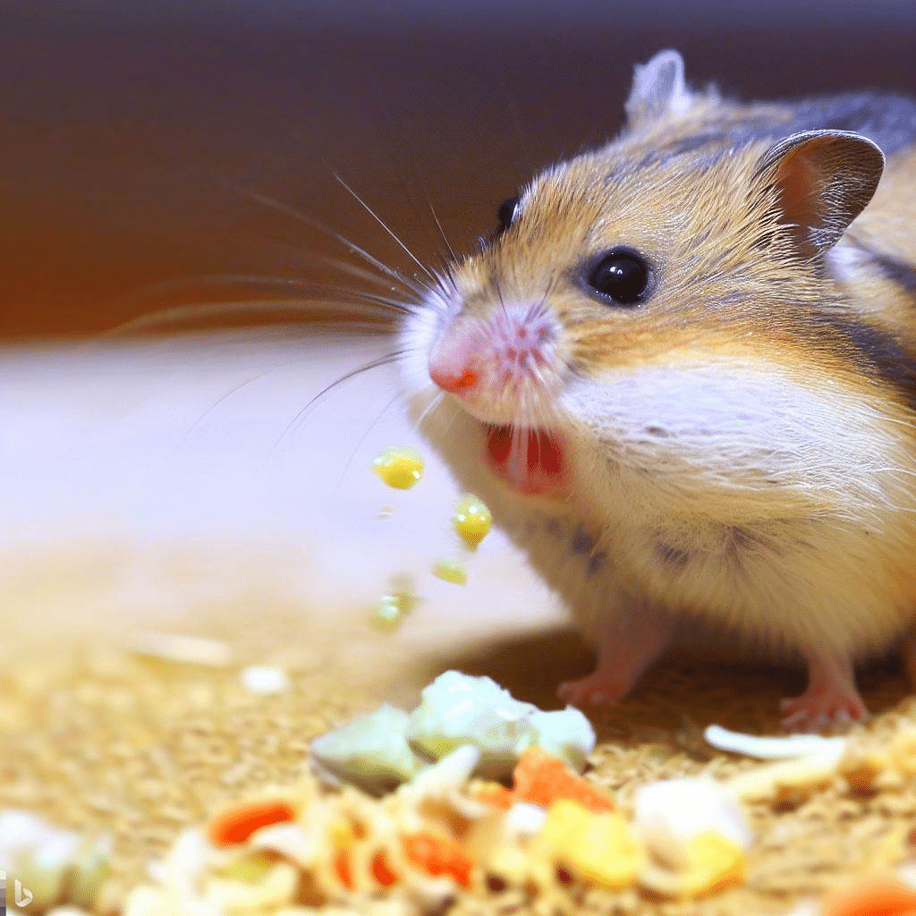 Pourquoi mon Hamster se met à vomir?