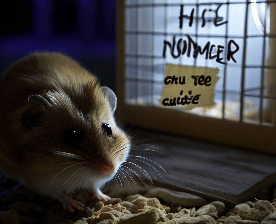 Pourquoi mon hamster ne sort-il pas la nuit?