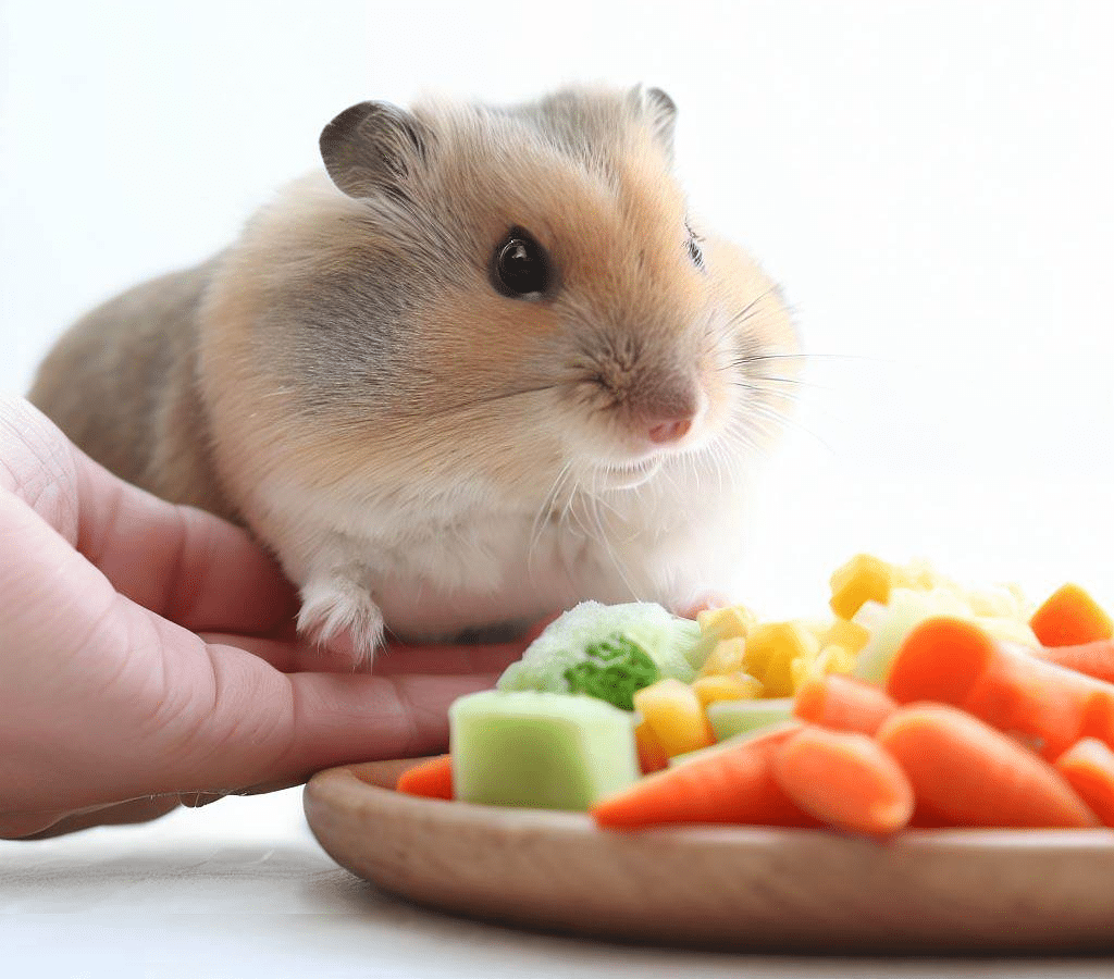 Puis-je donner à mon hamster des légumes surgelés ?