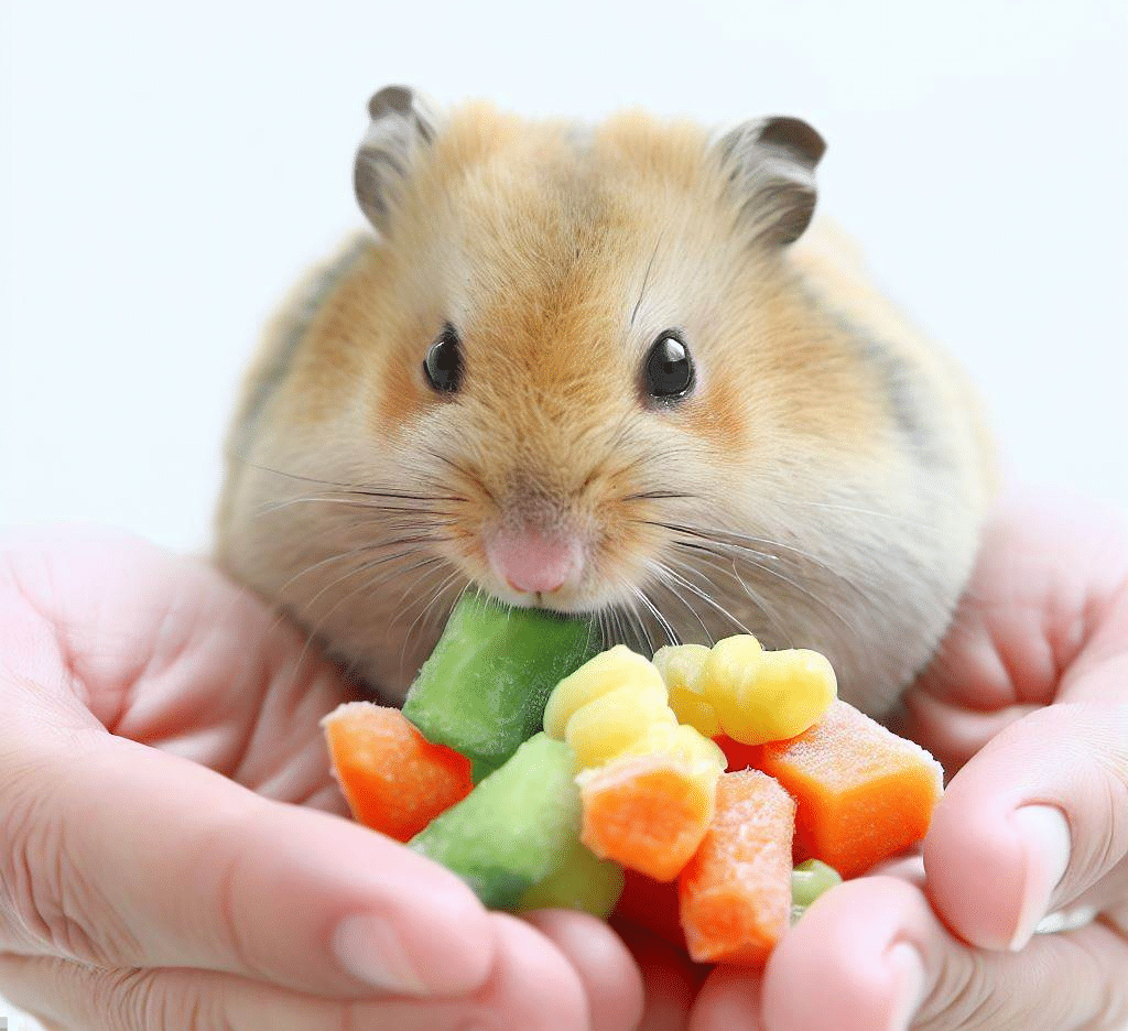 Puis-je donner à mon hamster des légumes surgelés ?