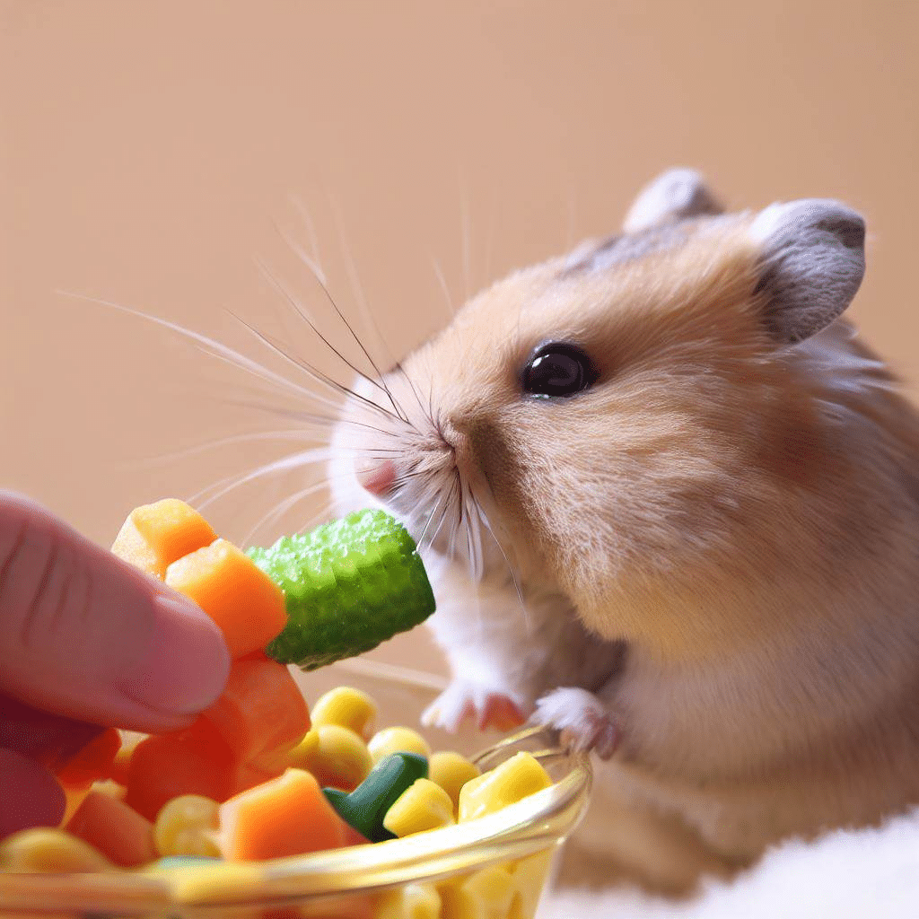 Puis-je donner à mon hamster des légumes surgelés ?