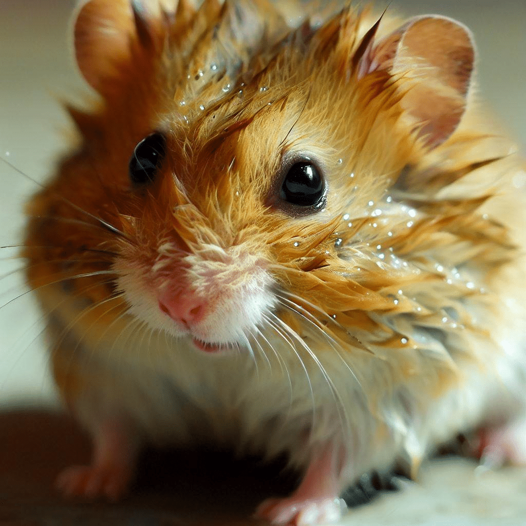 Que faire quand votre Hamster est mouillé?