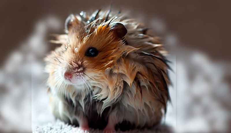 Que signifie le fait que le pelage de votre Hamster soit humide