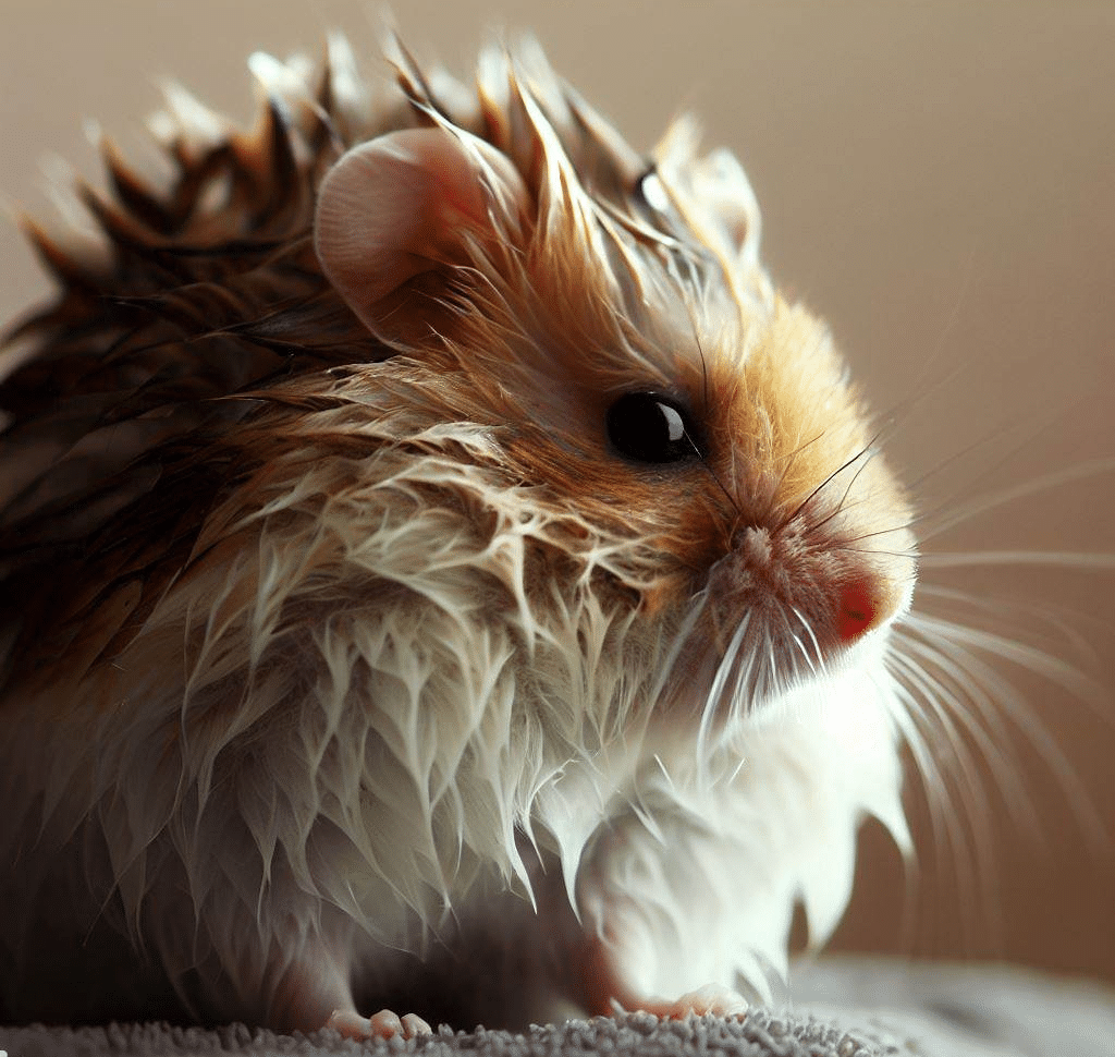 Que signifie le fait que le pelage de votre Hamster soit humide?