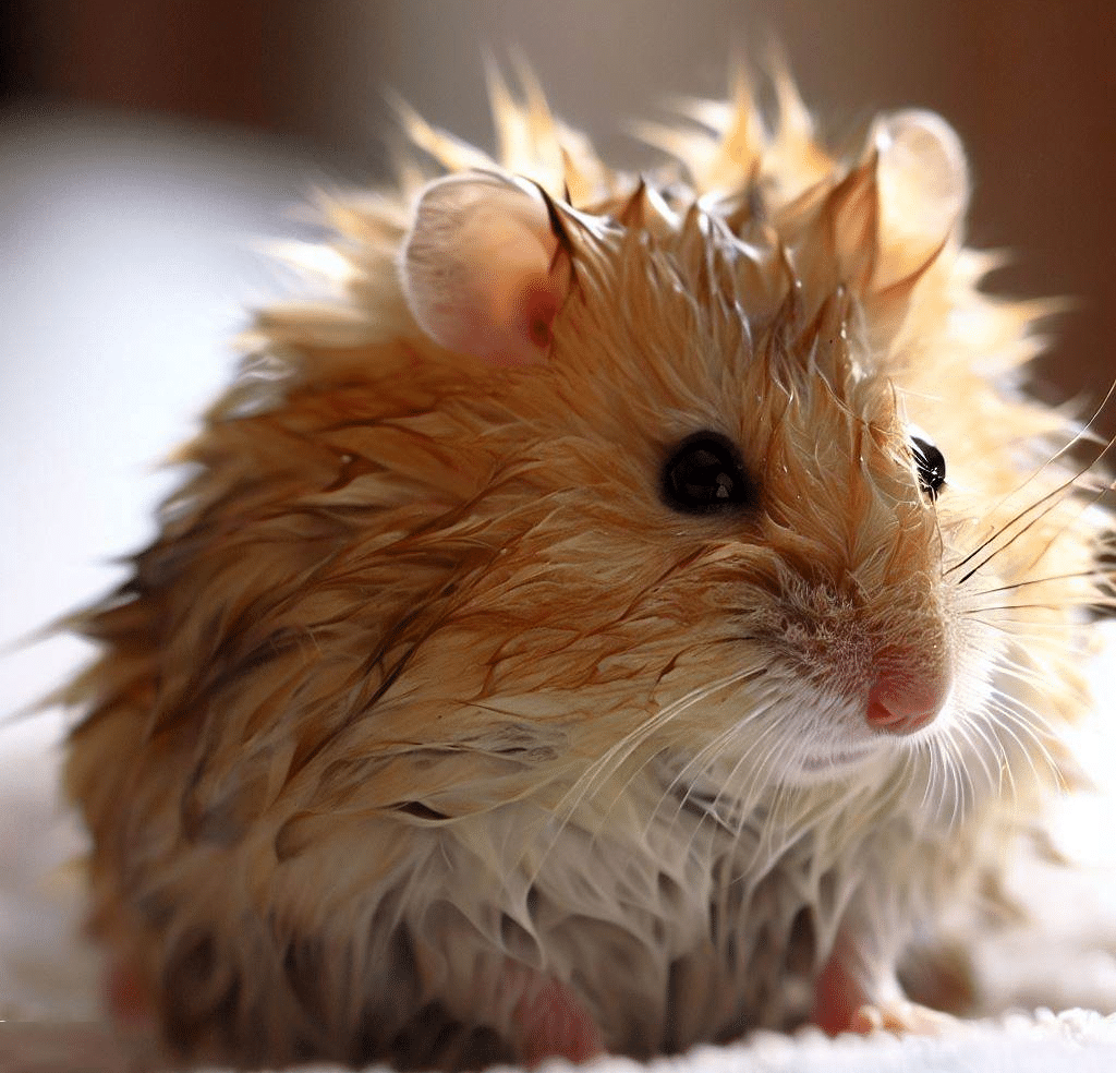 Que signifie le fait que le pelage de votre Hamster soit humide?