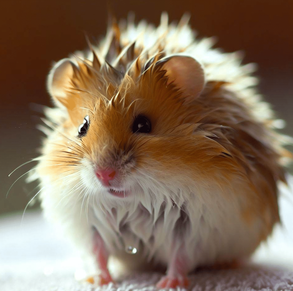 Que signifie le fait que le pelage de votre Hamster soit humide?