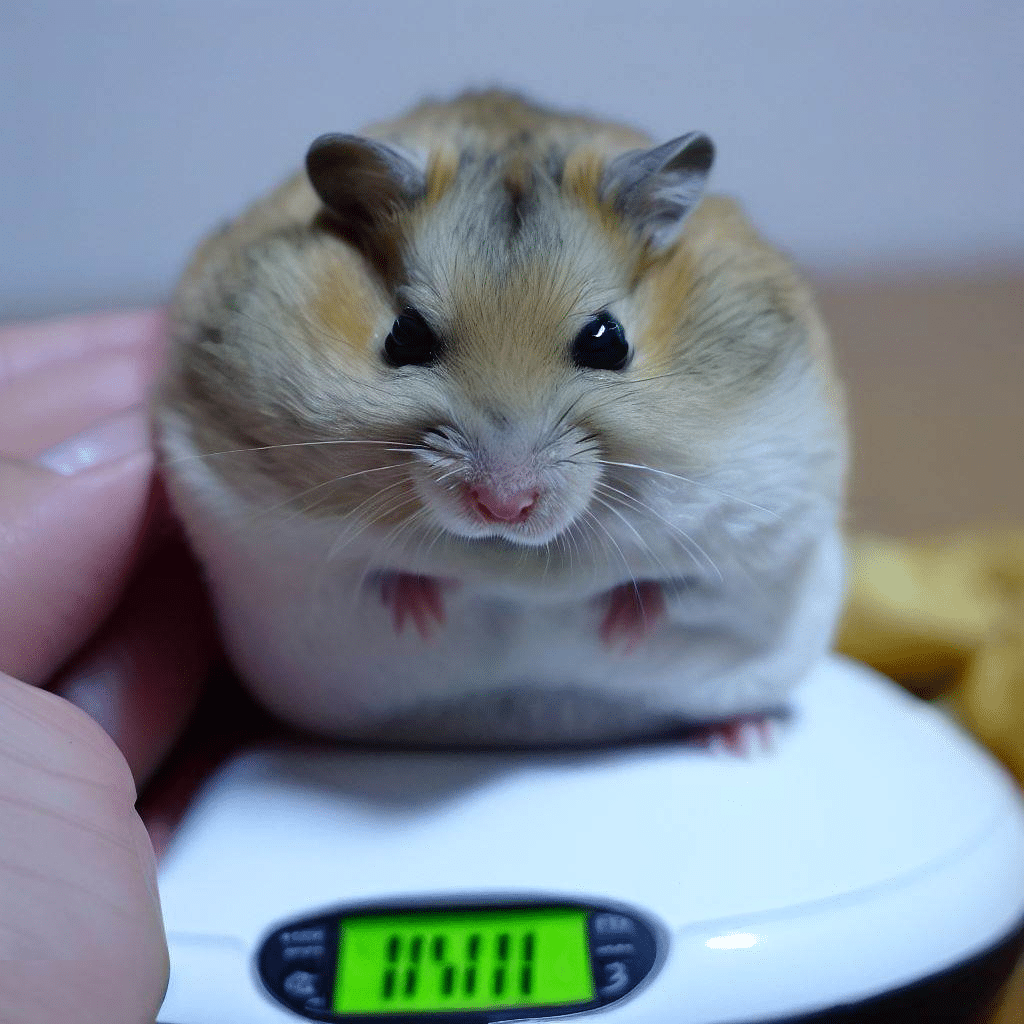 Quel doit être le poids de mon Hamster?