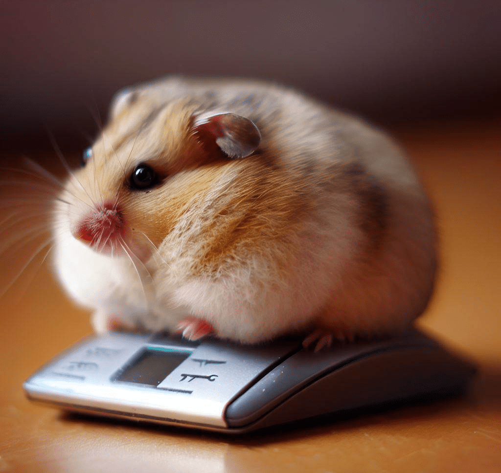 Quel doit être le poids de mon Hamster?