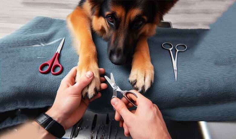 Comment couper les ongles d'un chien berger allemand?