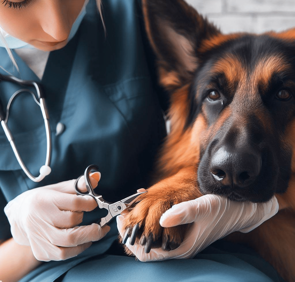 Comment couper les ongles d'un chien berger allemand?