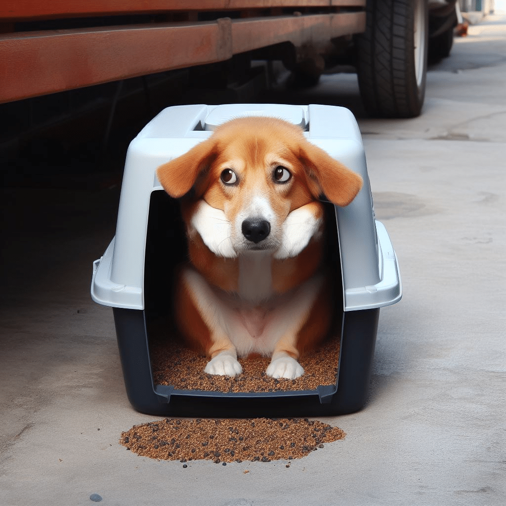 Comment empêcher un chien d'aller dans la litière du chat