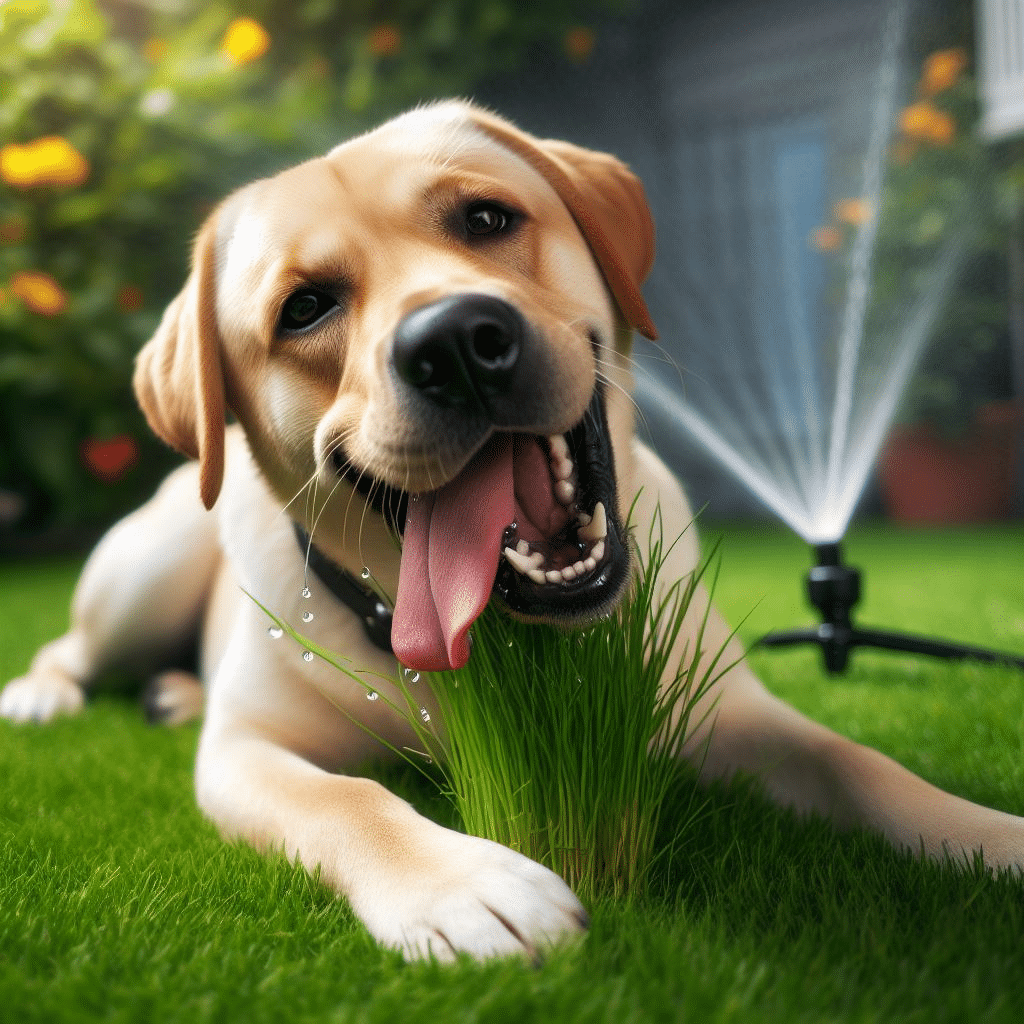 Comment empêcher un chien de manger de l'herbe
