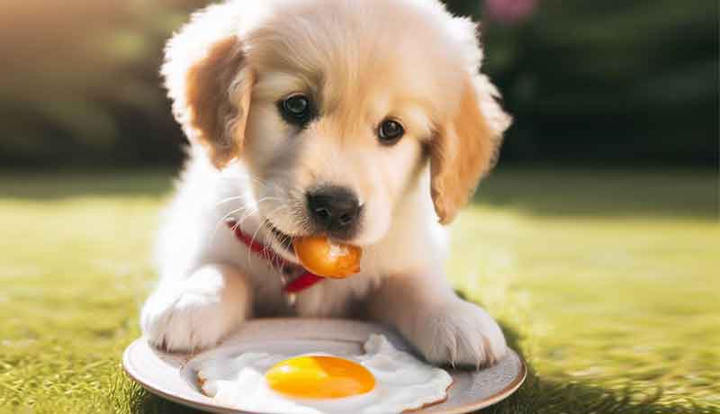Comment empêcher un chien de manger des œufs