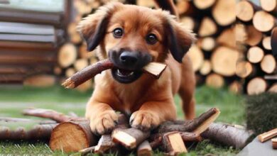 Comment empêcher un chien de manger du bois