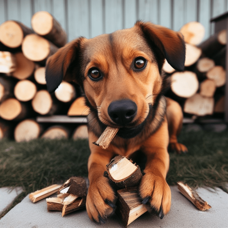 Comment empêcher un chien de manger du bois?