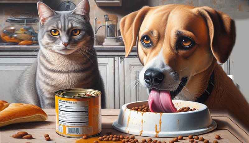 Comment empêcher un chien de manger la nourriture du chat